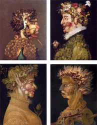 Paare von Allegorien